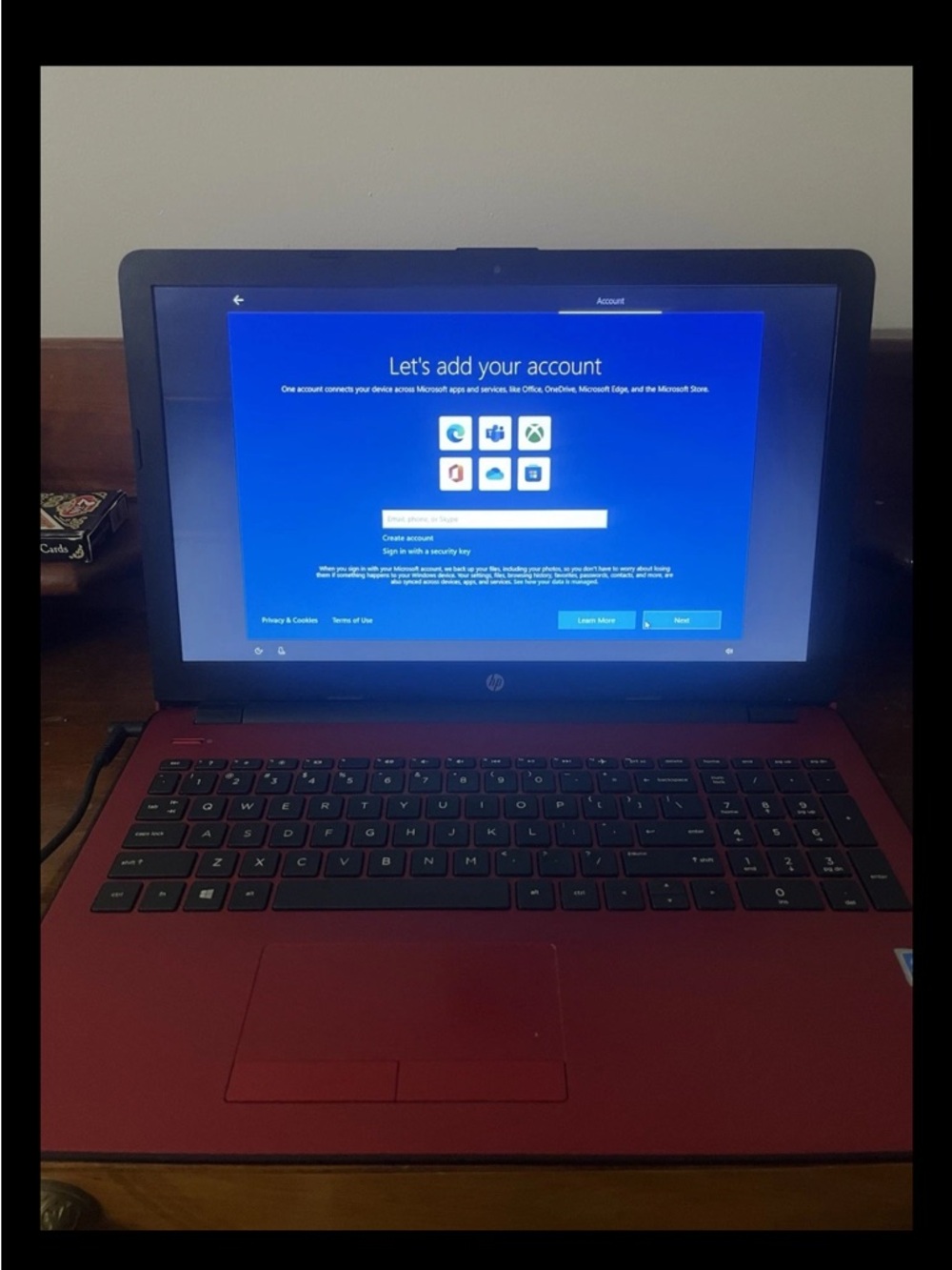 HP 15 Laptop BS234-WM Intel Pentium Silver Red Working Factory Reset WithCharger